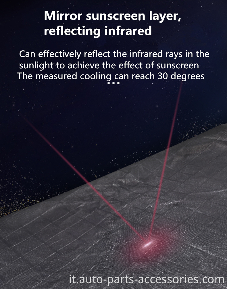 Spedizione rapida Coperchio di auto magnetico a blu argento resistente al calore anti-poltona.